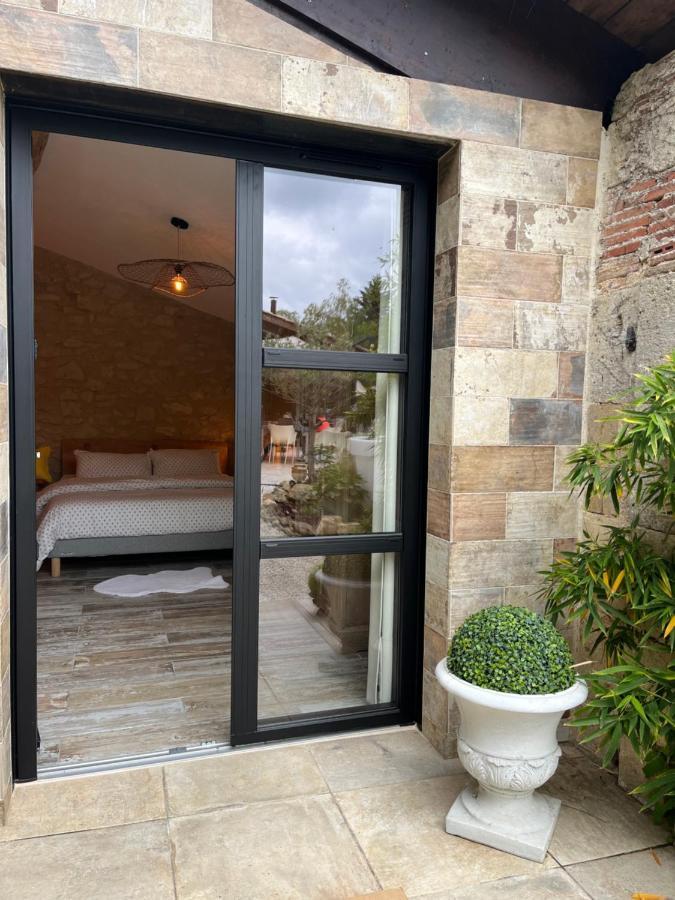 La Chambre L'Eucalyptus Saint-Laurent-du-Bois Luaran gambar